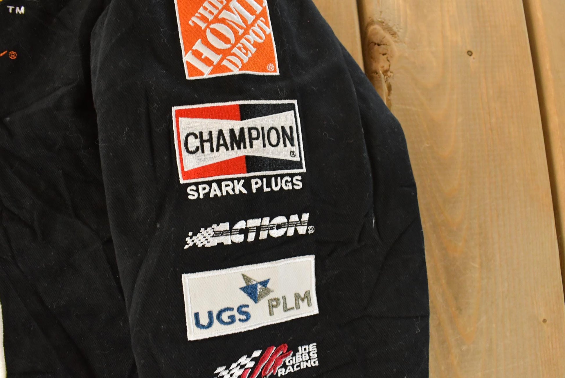 Vintage 1990s NASCAR Tony Stewart Home Depot Racing Jacket Men's M / Chase Authentics / 90s Race Wear / Racing Car Promo / Americana from propervintagecanada