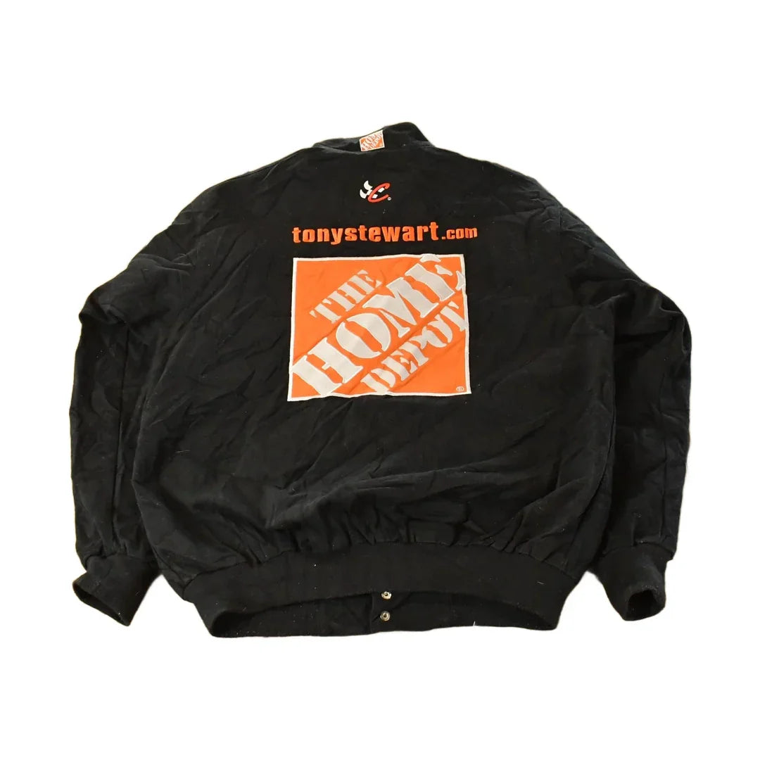 Vintage 1990s NASCAR Tony Stewart Home Depot Racing Jacket Men's M / Chase Authentics / 90s Race Wear / Racing Car Promo / Americana from propervintagecanada