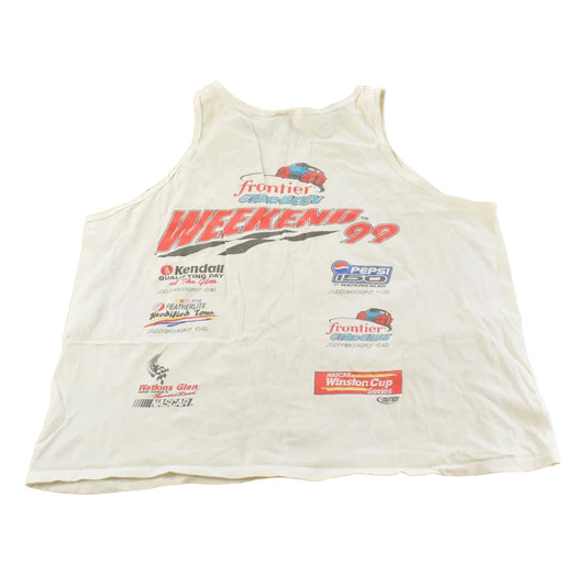Vintage 1990s Nascar Watkins Glen All Over Print Racing Graphic Tank Top Men's XL from propervintagecanada