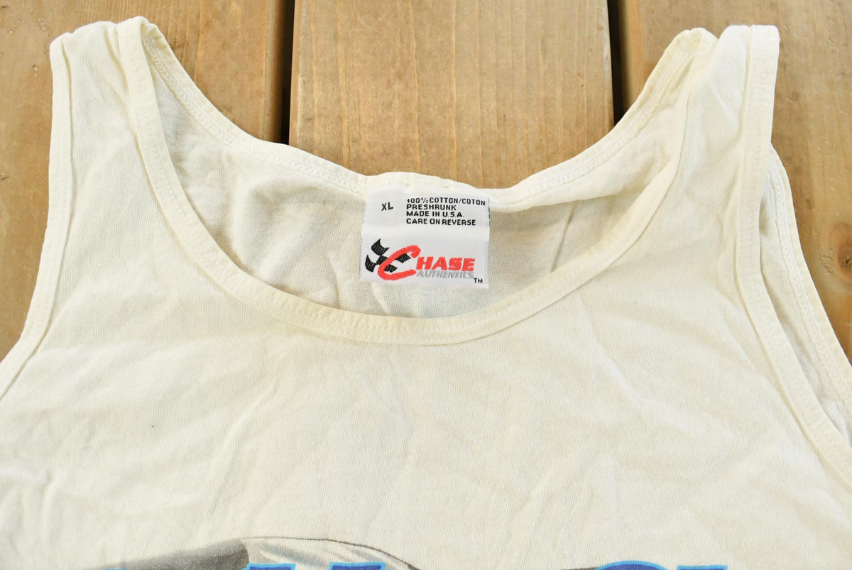 Vintage 1990s Nascar Watkins Glen All Over Print Racing Graphic Tank Top Men's XL from propervintagecanada