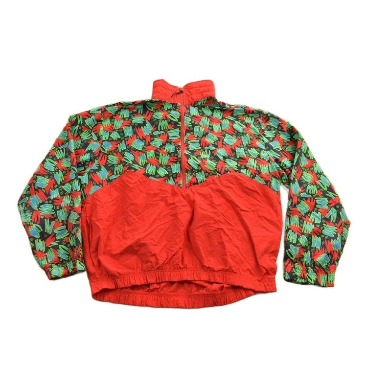 Vintage 1990s Nashbar Cycling Abstract Pattern Windbreaker Jacket Men's 2XL from propervintagecanada