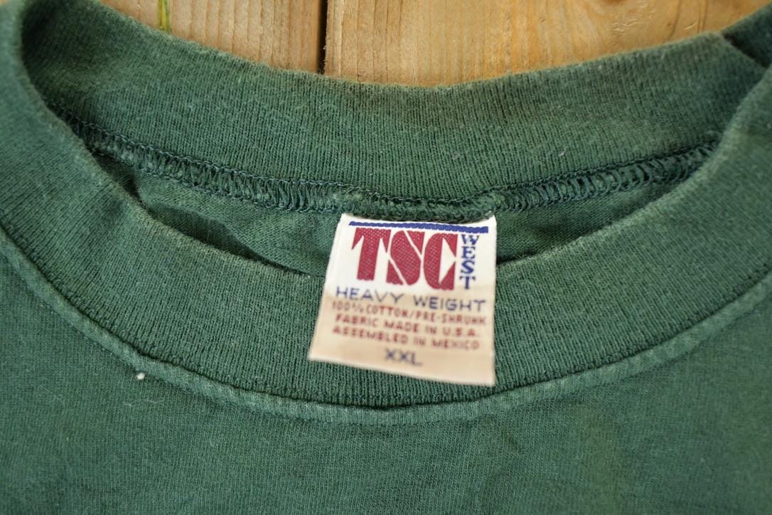 Vintage 1990s Nashville Music City Souvenir Single Stitch Graphic Print T-Shirt Men's 2XL from propervintagecanada