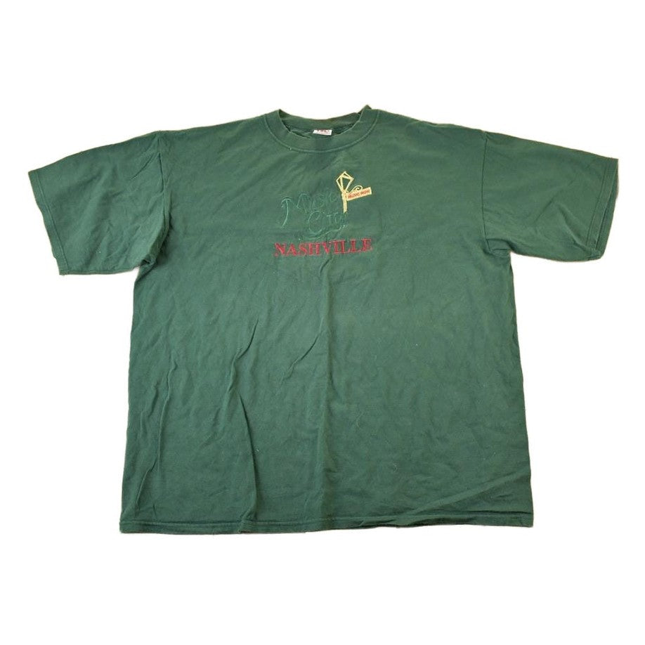 Vintage 1990s Nashville Music City Souvenir Single Stitch Graphic Print T-Shirt Men's 2XL from propervintagecanada