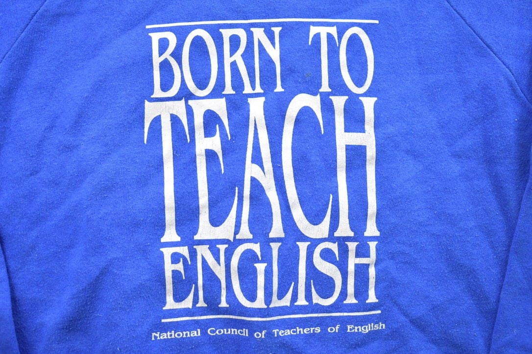 Vintage 1990s National Council of Teachers Of English Crewneck Sweatshirt from propervintagecanada