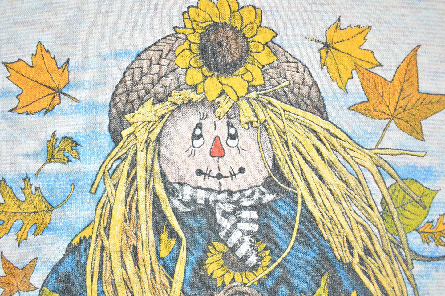Vintage 1990s Native Sun Scarecrow Crewneck Sweatshirt Womens M from propervintagecanada