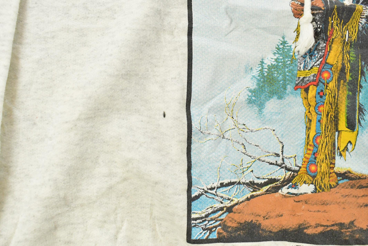 Vintage 1990s Native The Prophet Hoodie Sweater Men's XL from propervintagecanada
