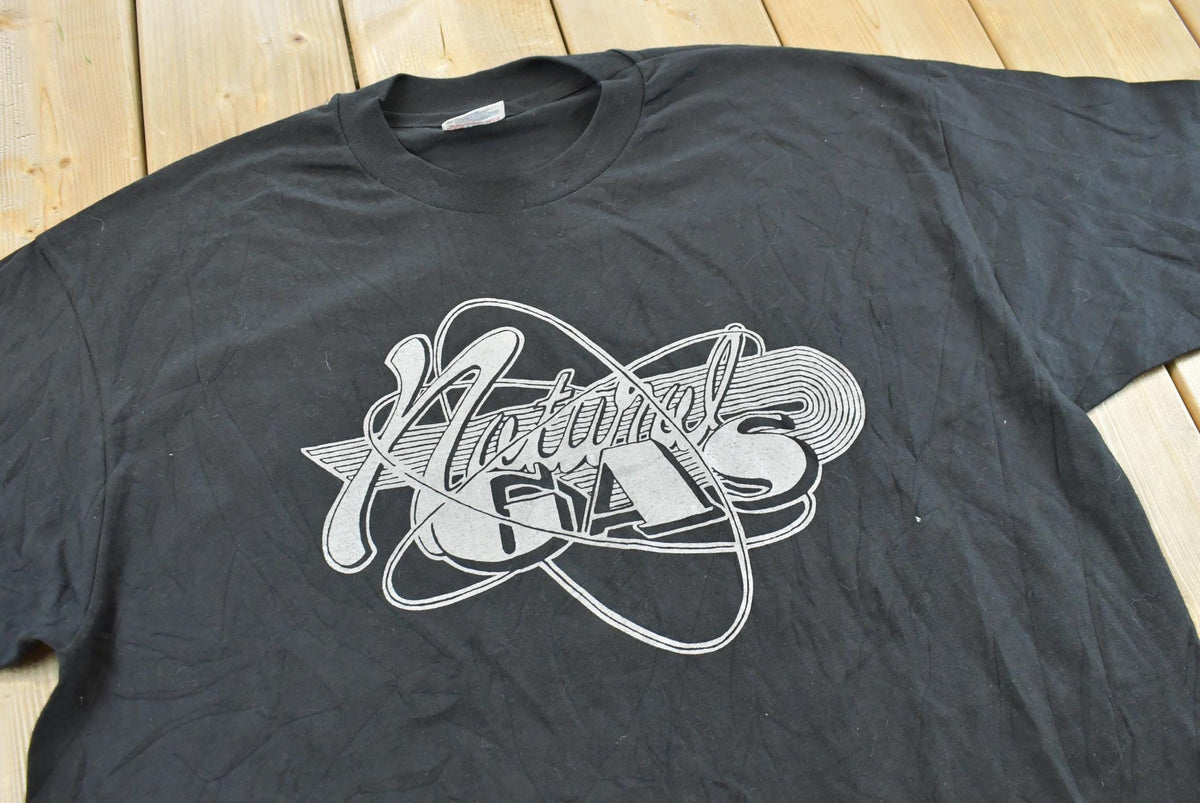 Vintage 1990s Natural Gas Canadian Rock Band Music Concert T-Shirt Men's XL from propervintagecanada