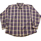 Vintage 1990s Natural Issue Plaid Button Up Shirt Men's XL from propervintagecanada