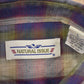 Vintage 1990s Natural Issue Plaid Button Up Shirt Men's XL from propervintagecanada