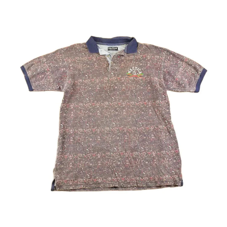 Vintage 1990s Nautica Boating Quarter Button Shirt Men's M from propervintagecanada