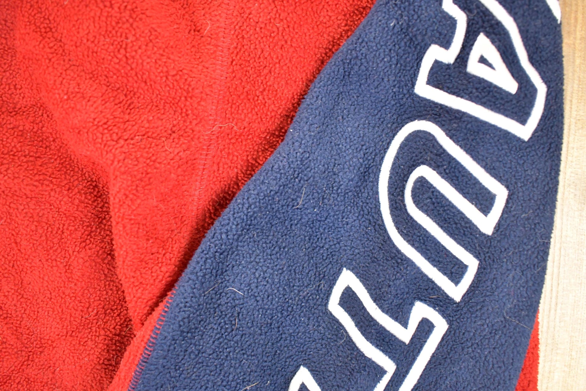 Vintage 1990s Nautica Challenge Fleece Quarter Zip Outdoorsman Sweater Men's L from propervintagecanada