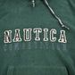 Vintage 1990s Nautica Competition Embroidered Fleece Hoodie Men's Large from propervintagecanada