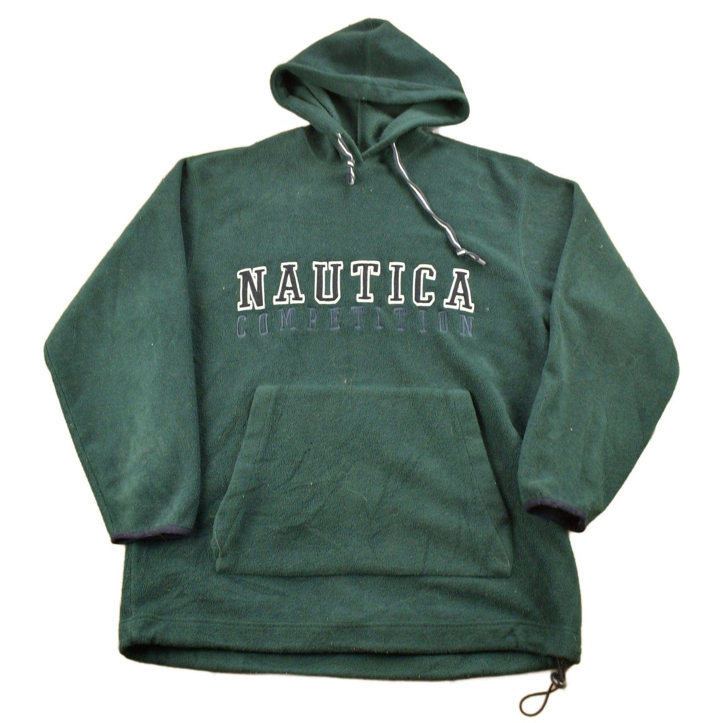 Vintage 1990s Nautica Competition Embroidered Fleece Hoodie Men's Large from propervintagecanada
