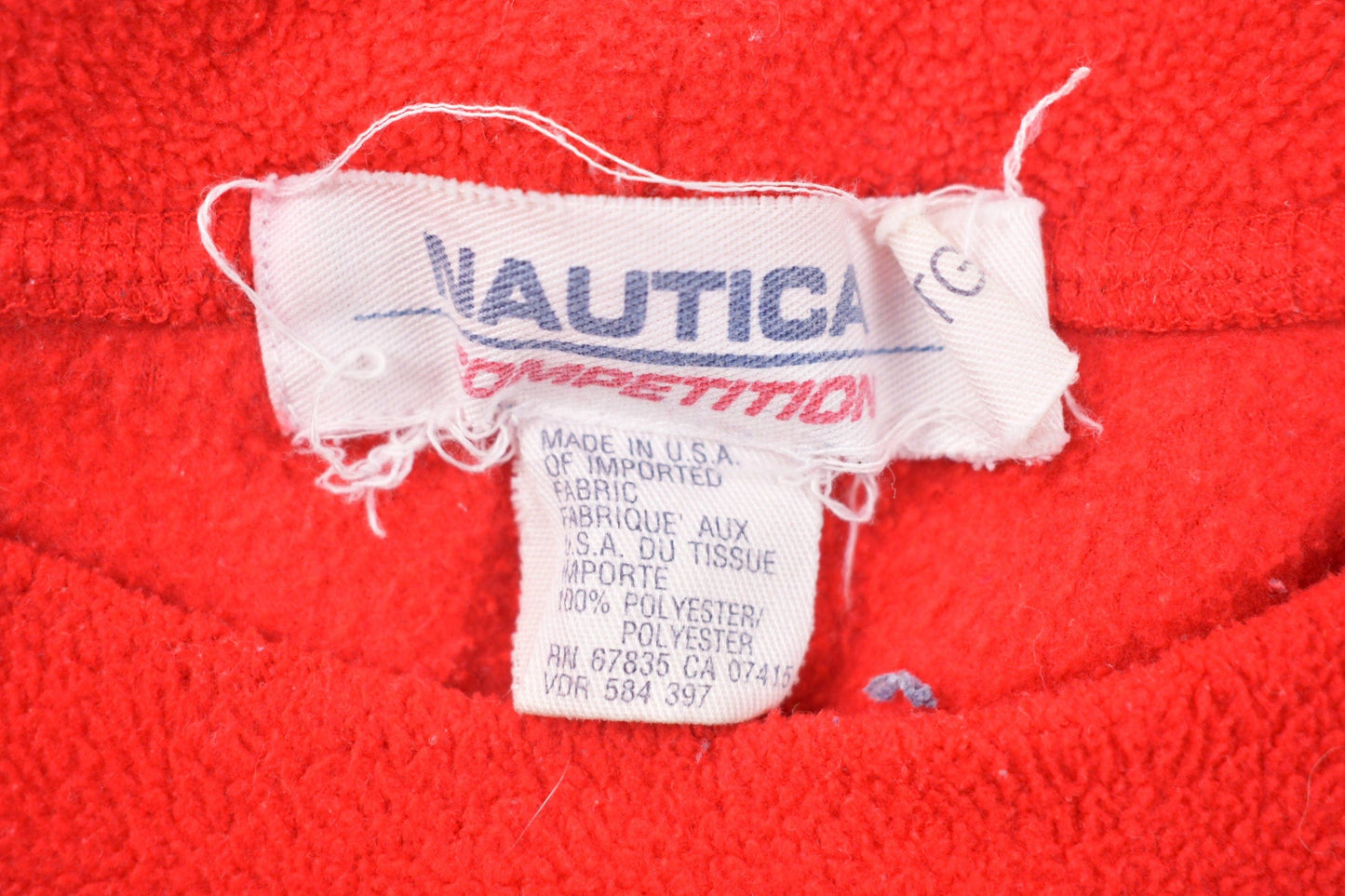 Vintage 1990s Nautica Competition Fleece Sweater from propervintagecanada