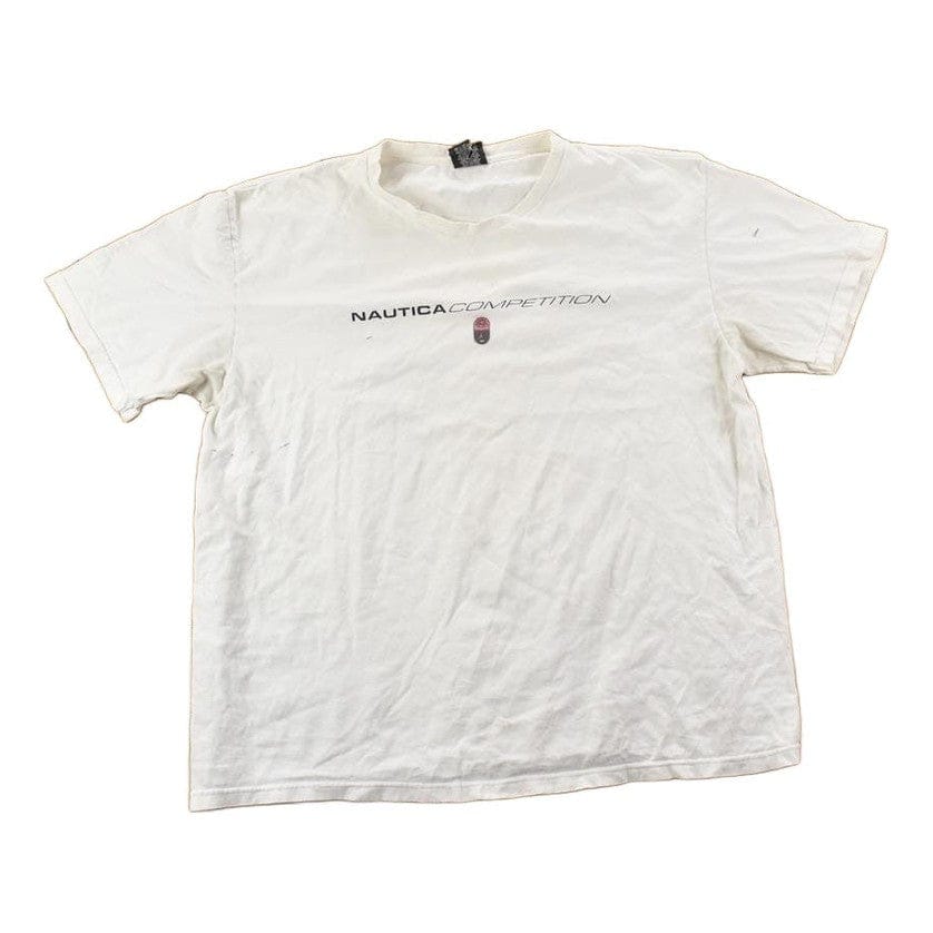 Vintage 1990s Nautica Competition Graphic T-Shirt Men's 2XL from propervintagecanada