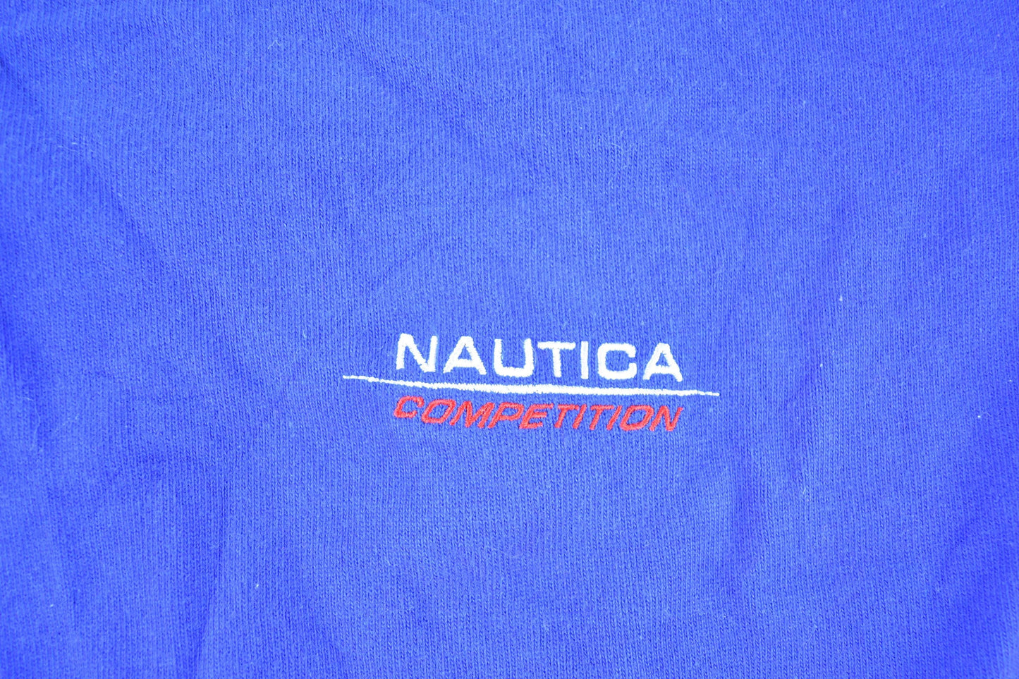 Vintage 1990s Nautica Competition Quarter Button Up Sailing Polo Long Sleeve Shirt Men's XL from propervintagecanada