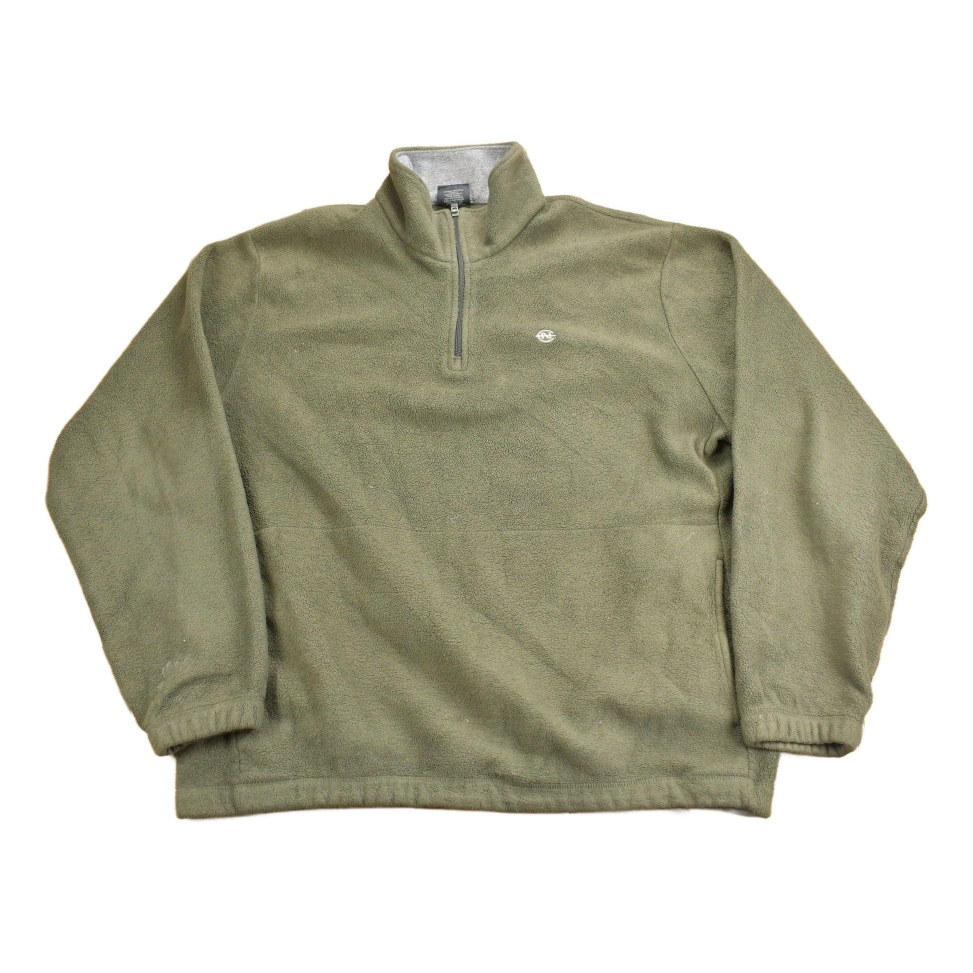 Vintage 1990s Nautica Competition Quarter Zip Fleece Sweater from propervintagecanada