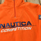 Vintage 1990s Nautica Competition Quarter Zip Fleece Sweater Men's L from propervintagecanada