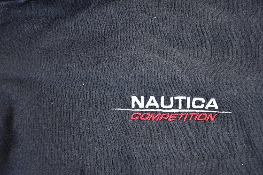 Vintage 1990s Nautica Competition quarter Zip Souvenir Crewneck Sweatshirt Made In USA Men's XL from propervintagecanada