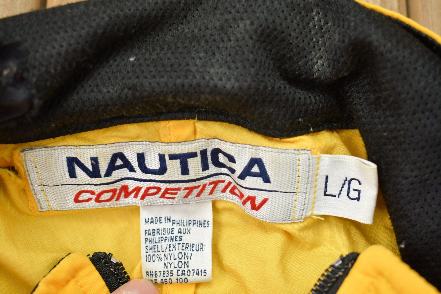 Vintage 1990s Nautica Competition Sailing Windbreaker Jacket Men's Large from propervintagecanada