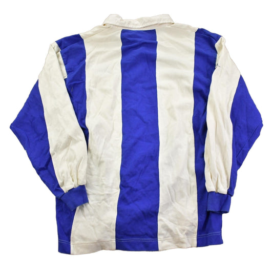 Vintage 1990s Nautica Competition Striped Rugby Shirt Crewneck Sweatshirt Men's Large from propervintagecanada