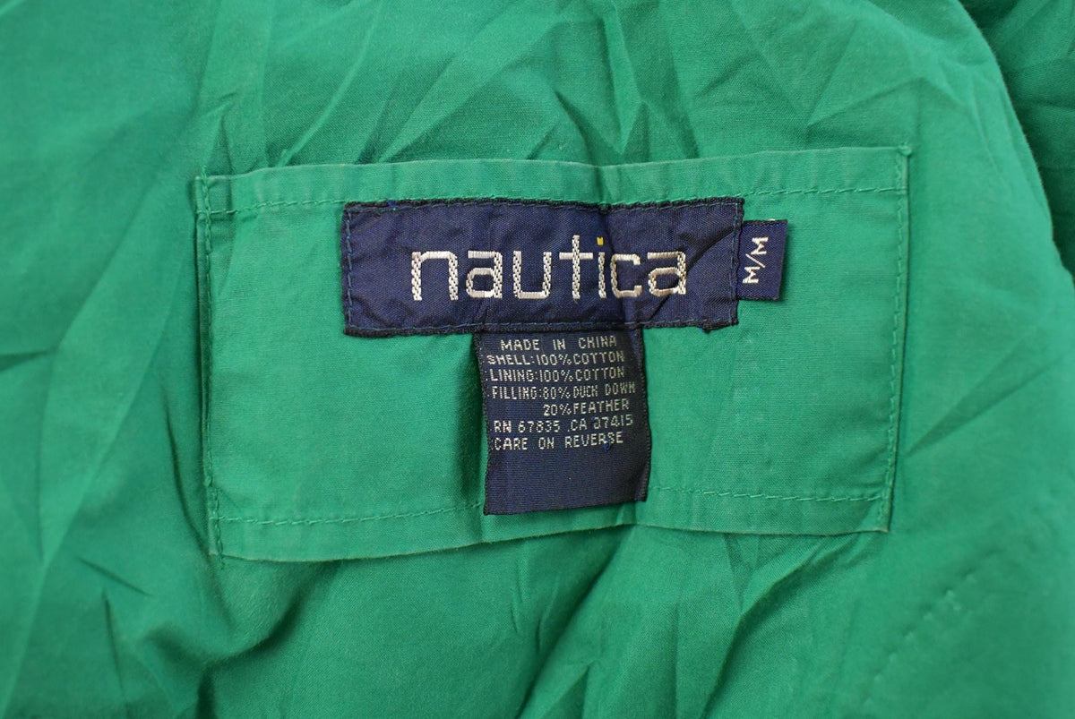 Vintage 1990s Nautica Down Puffer Jacket Men's Medium from propervintagecanada