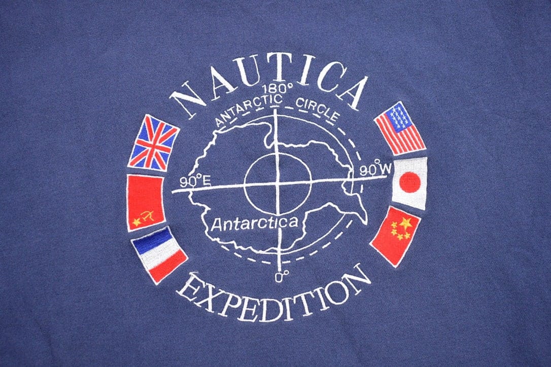 Vintage 1990s Nautica Expedition Crewneck Sweatshirt Men's Medium from propervintagecanada