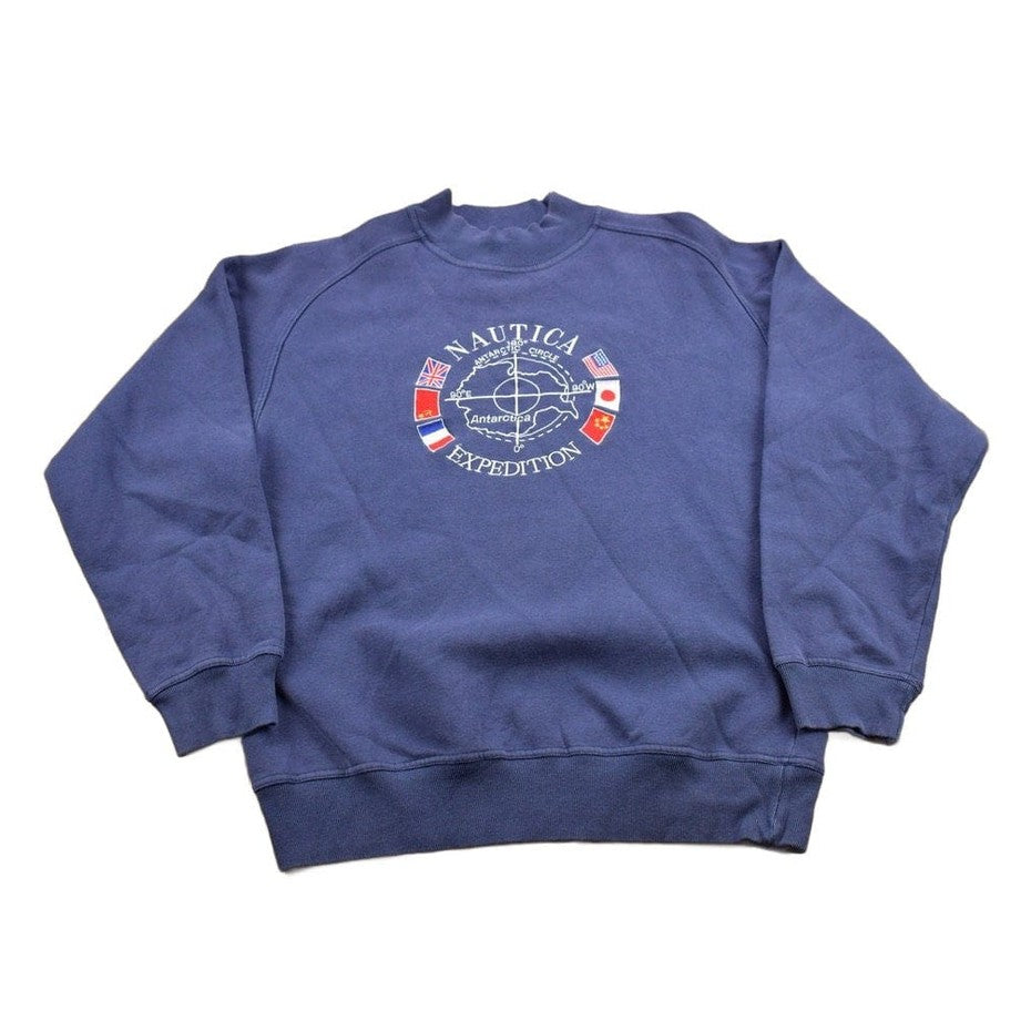 Vintage 1990s Nautica Expedition Crewneck Sweatshirt Men's Medium from propervintagecanada