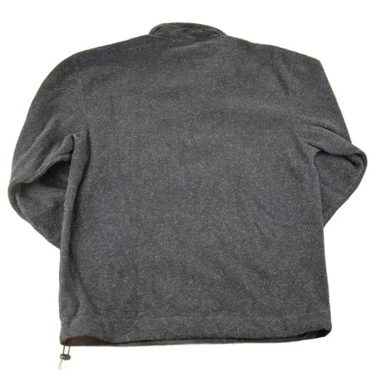 Vintage 1990s Nautica Fleece Quarter Zip Sweater Men's L / Geometric Abstract Pattern / 90s Pullover Sweatshirt / Gorpcore Hiking from propervintagecanada