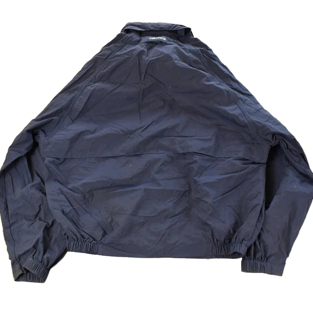 Vintage 1990s Nautica Full Zip Windbreaker Jacket Men's Medium from propervintagecanada