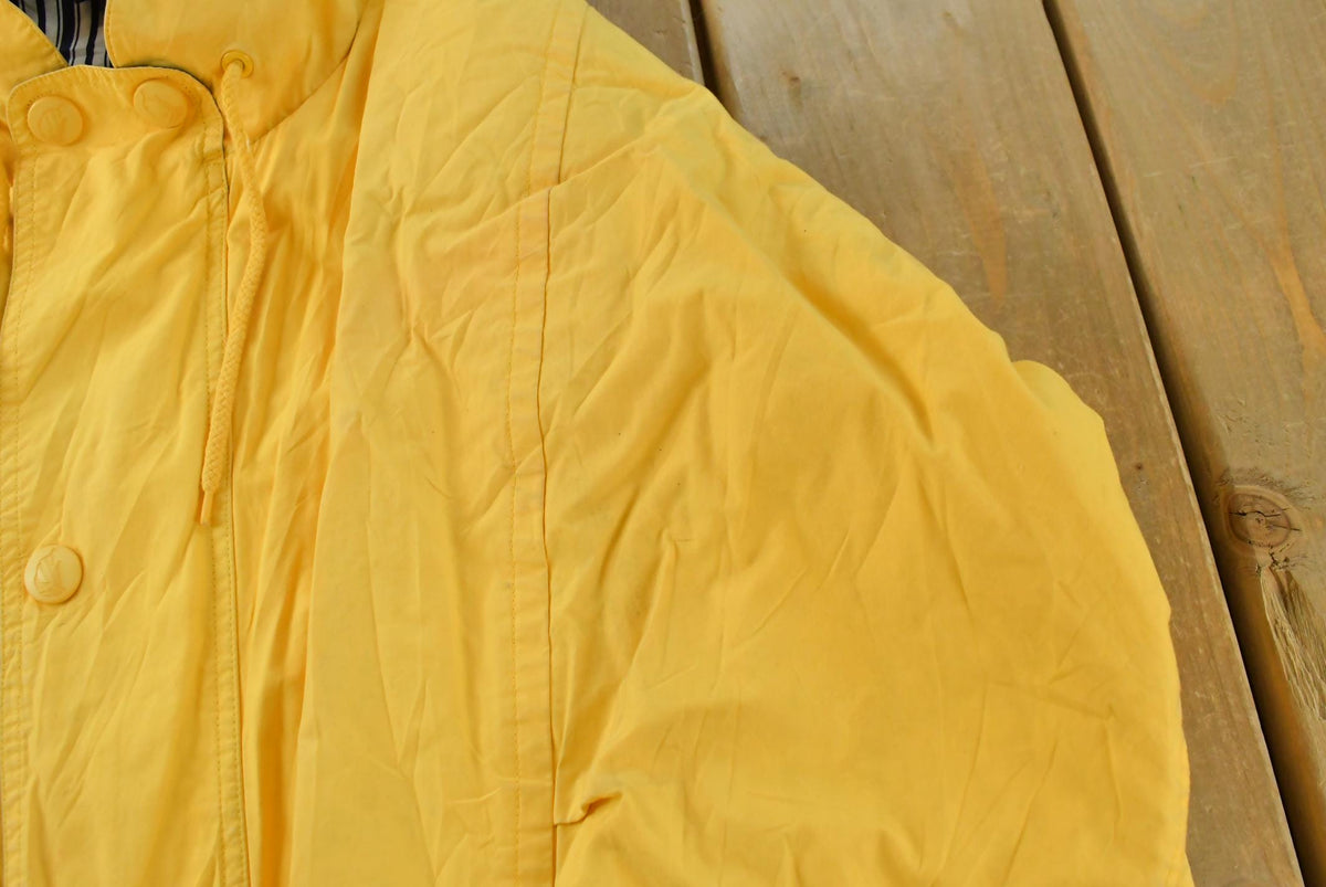 Vintage 1990s Nautica Hooded Sailing Windbreaker Rain Jacket Men's 2XL / Outerwear / 90s Streetwear / Made in Hong Kong from propervintagecanada