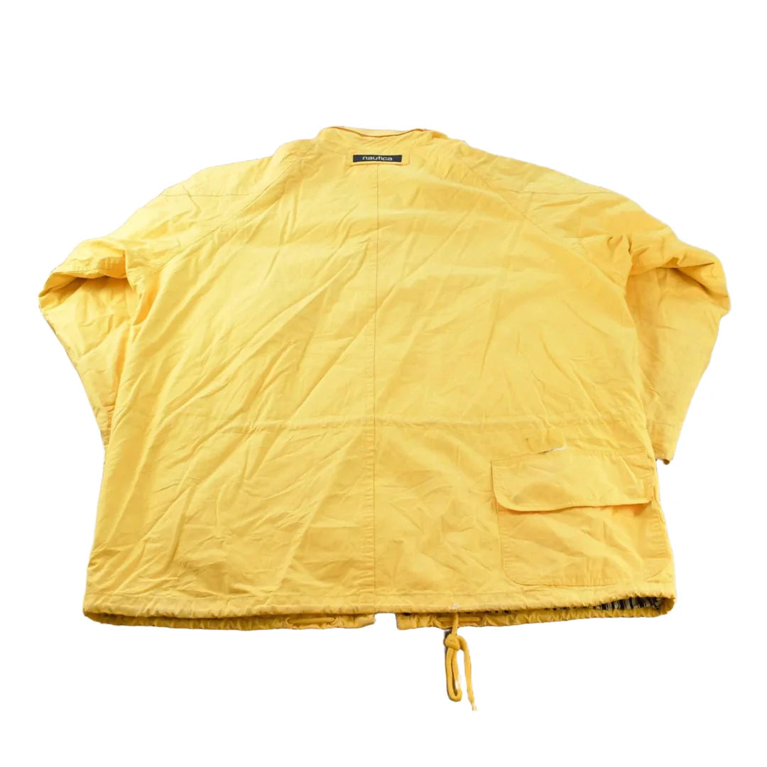 Vintage 1990s Nautica Hooded Sailing Windbreaker Rain Jacket Men's 2XL / Outerwear / 90s Streetwear / Made in Hong Kong from propervintagecanada