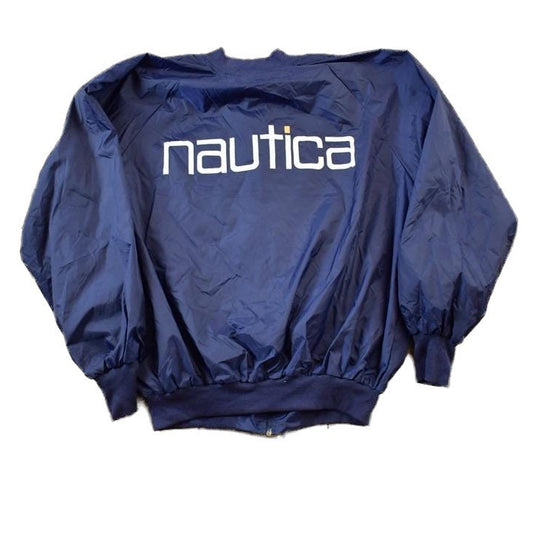 Vintage 1990s Nautica Nylon Sailing Windbreaker Men's XL from propervintagecanada