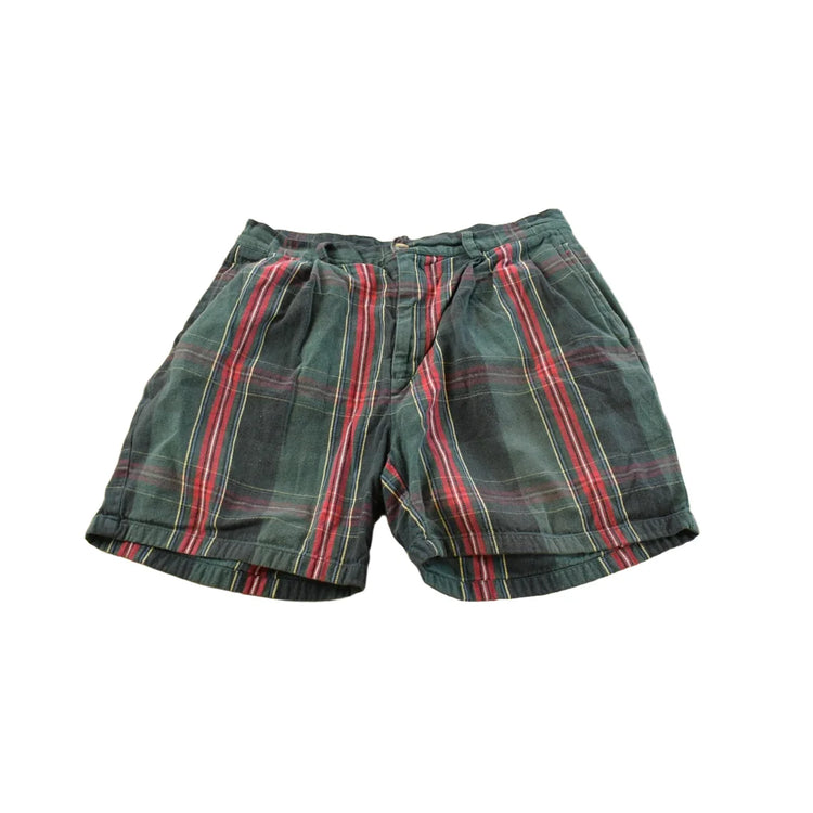 Vintage 1990s Nautica Plaid Shorts Men's 30 x 6 from propervintagecanada