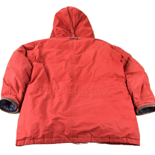 Vintage 1990s Nautica Puffer Jacket With Leather Trim Men's M from propervintagecanada