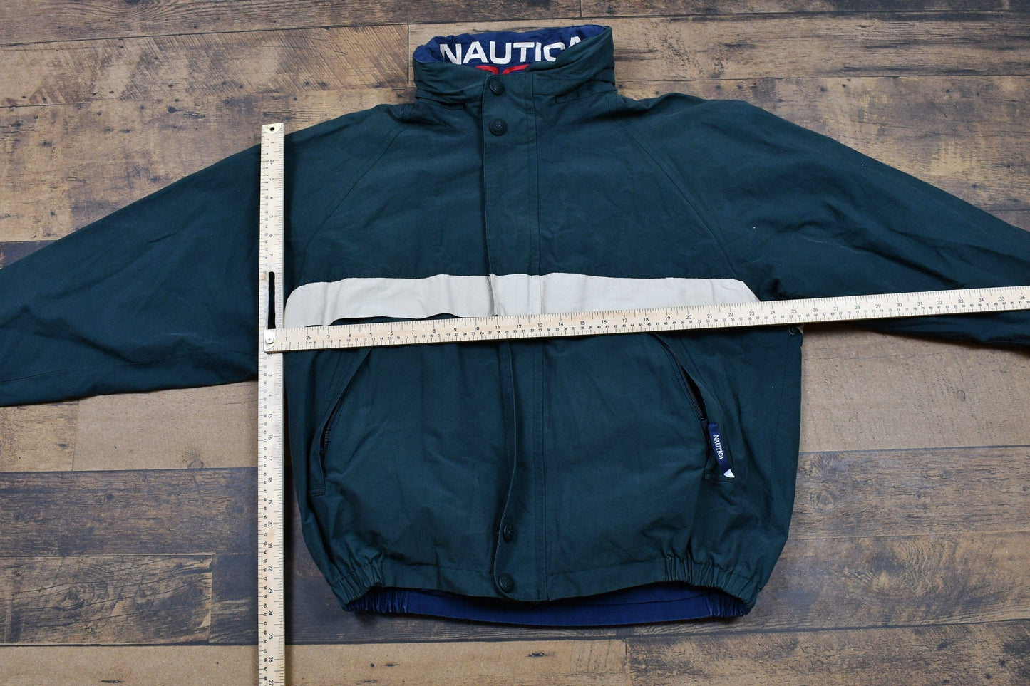 Vintage 1990s Nautica Sport Reversible Jacket Men's Large from propervintagecanada