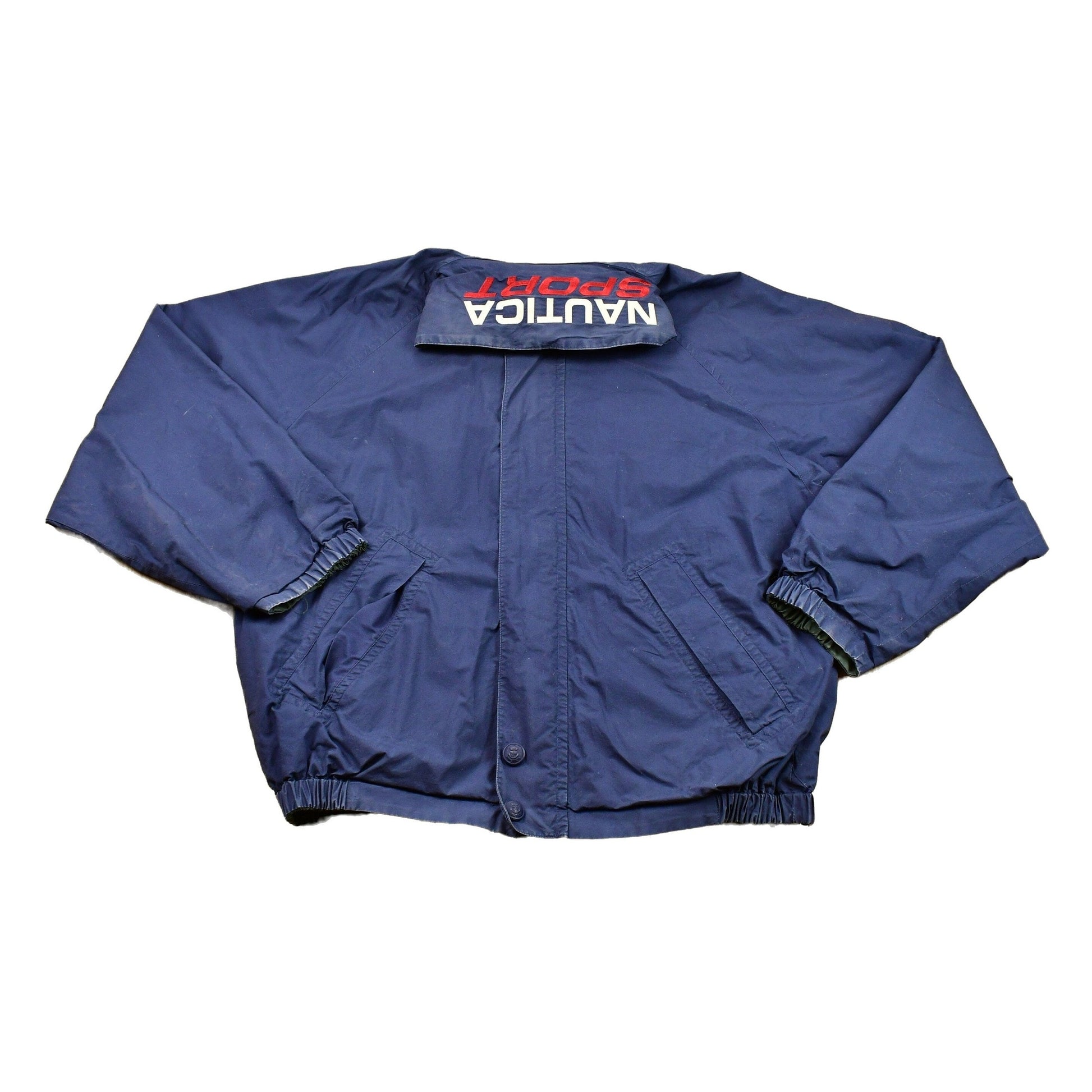 Vintage 1990s Nautica Sport Reversible Jacket Men's Large from propervintagecanada