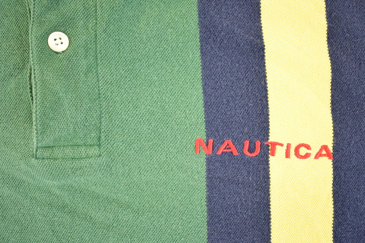 Vintage 1990s Nautica Striped Button Up Shirt Men's M from propervintagecanada