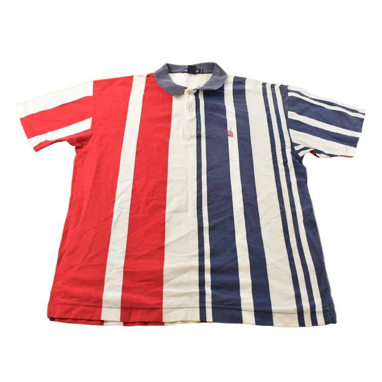 Vintage 1990s Nautica Striped Polo Shirt Men's XL from propervintagecanada