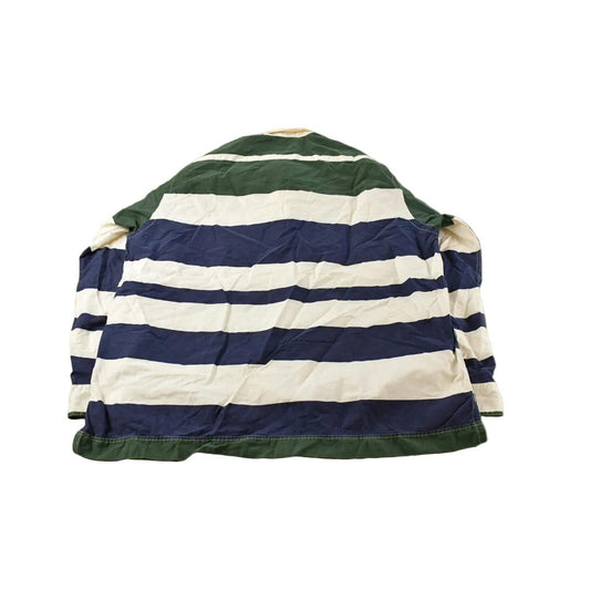 Vintage 1990s Nautica Striped Rugby Long Sleeve Polo Shirt Men's XL from propervintagecanada