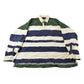 Vintage 1990s Nautica Striped Rugby Long Sleeve Polo Shirt Men's XL from propervintagecanada