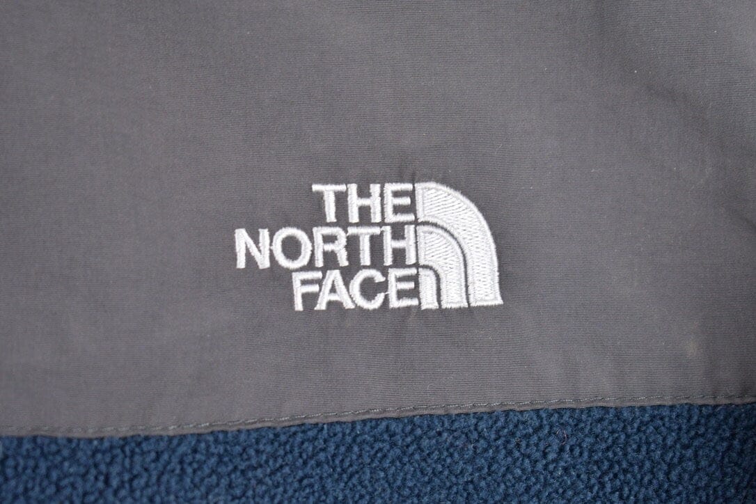 Vintage 1990s Navy Blue North Face Denali Fleece Boys Sweater Men's Medium from propervintagecanada
