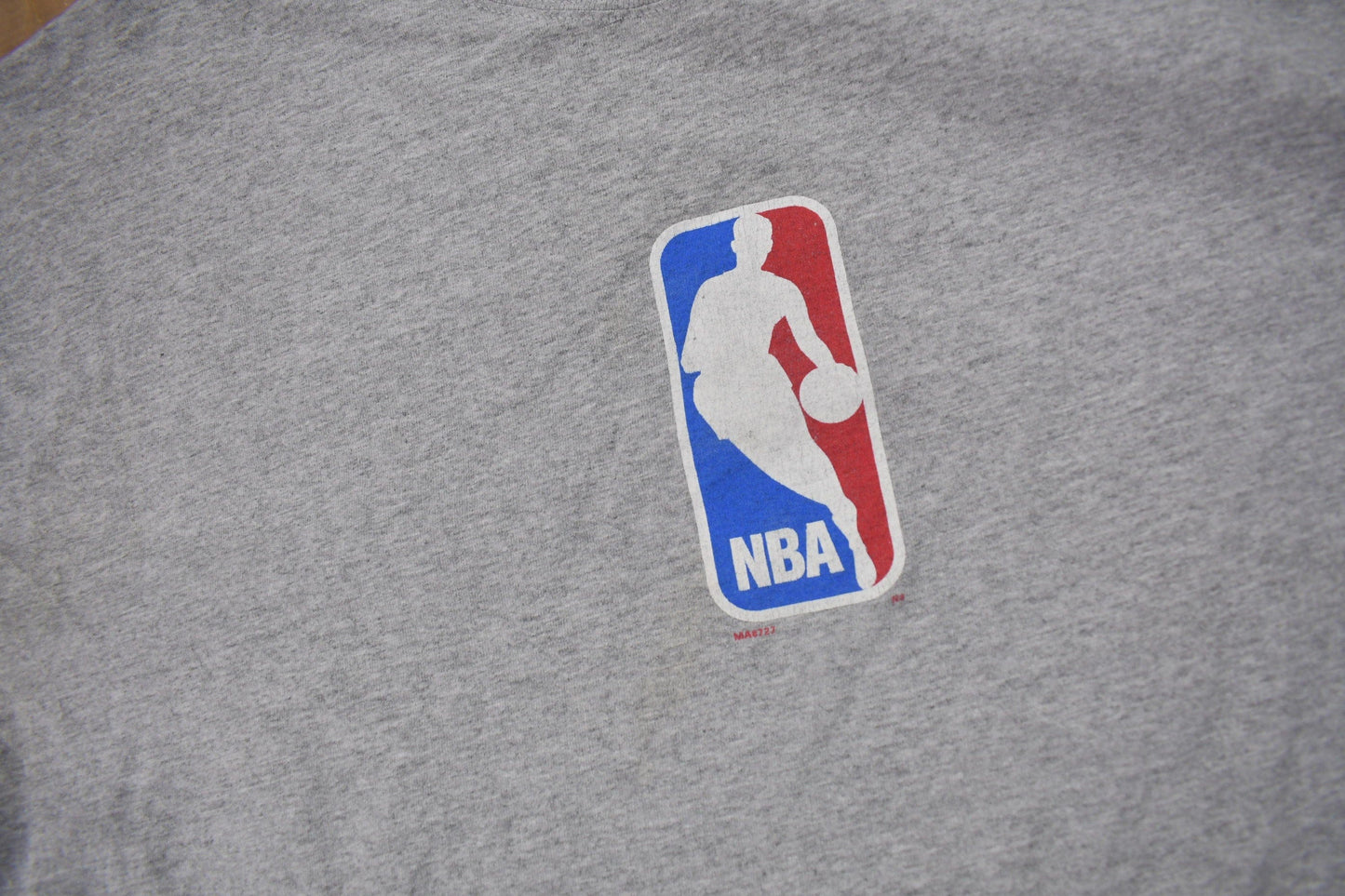 Vintage 1990s NBA Logo Graphic Long Sleeve T-Shirt Made In USA Men's XL from propervintagecanada