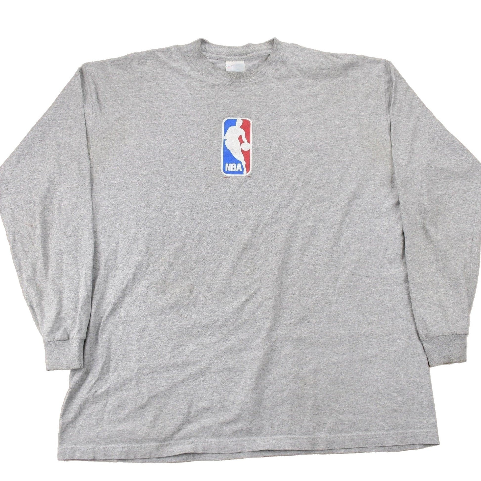 Vintage 1990s NBA Logo Graphic Long Sleeve T-Shirt Made In USA Men's XL from propervintagecanada