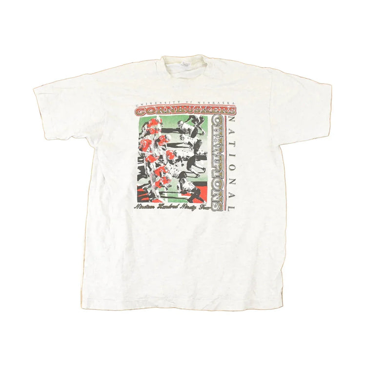Vintage 1990s Nebraska Cornhuskers Collegiate T-Shirt Men's L from propervintagecanada