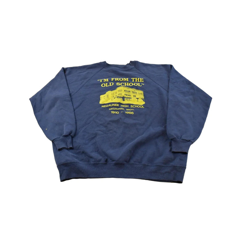 Vintage 1990s Negaunee High School Crewneck Sweatshirt Mens XL from propervintagecanada