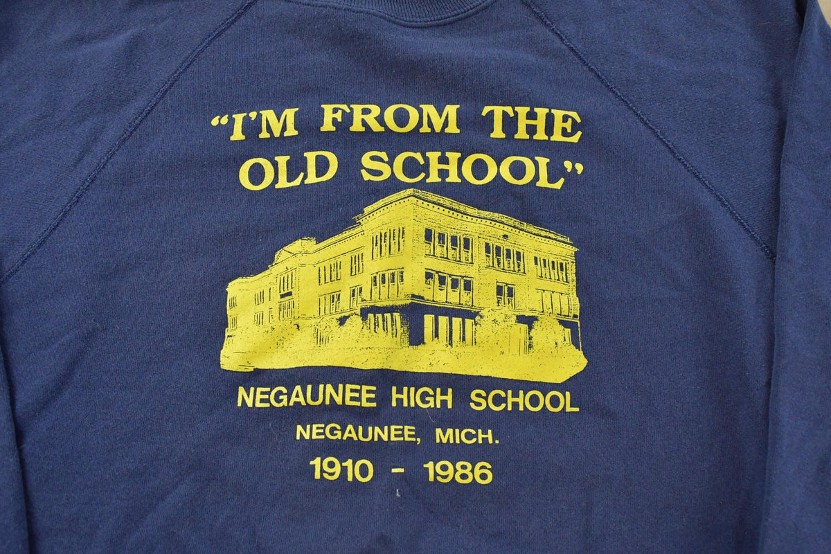 Vintage 1990s Negaunee High School Crewneck Sweatshirt Mens XL from propervintagecanada