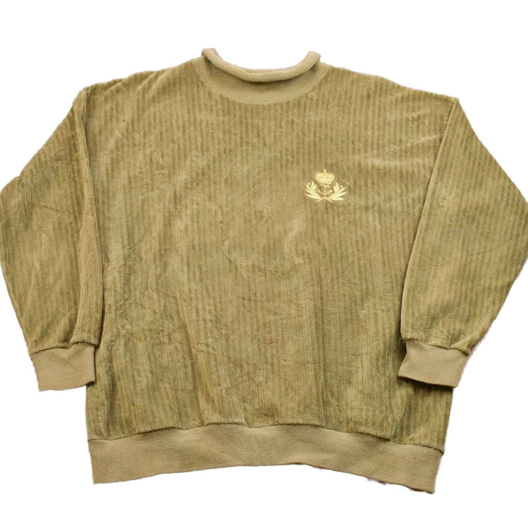 Vintage 1990s Neiman Marcus Mock Neck Crewneck Sweatshirt Men's Large from propervintagecanada