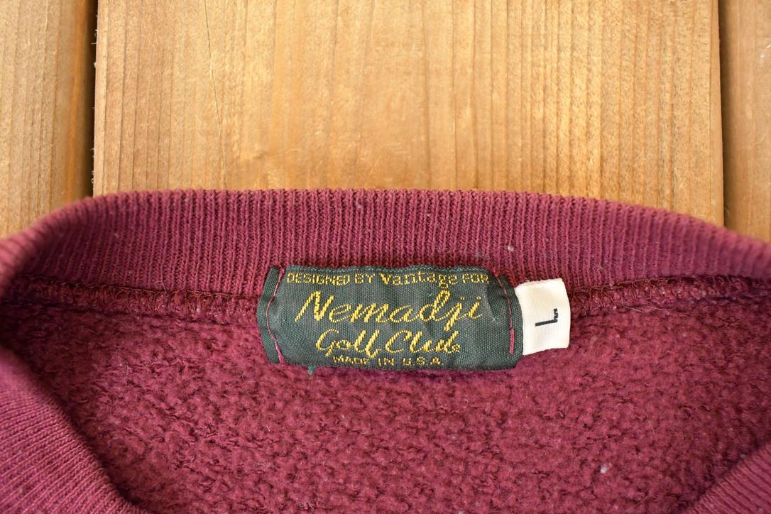 Vintage 1990s Nemadji Golf Club Embroidered Crewneck Sweatshirt Men's L from propervintagecanada