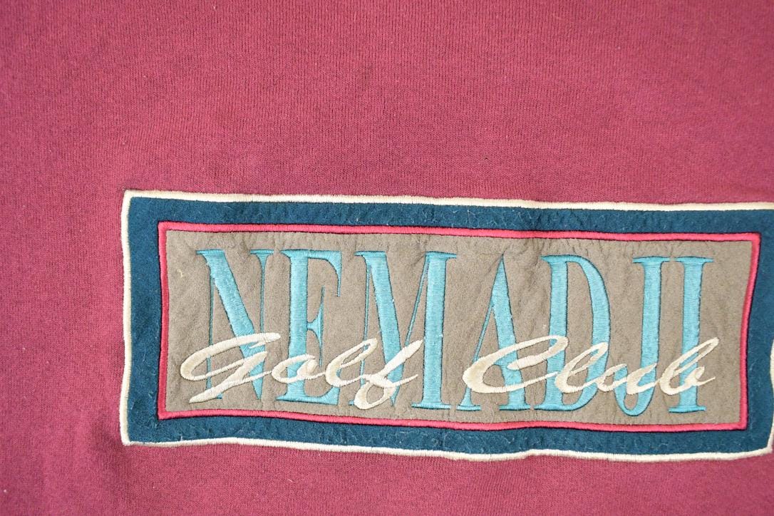 Vintage 1990s Nemadji Golf Club Embroidered Crewneck Sweatshirt Men's L from propervintagecanada